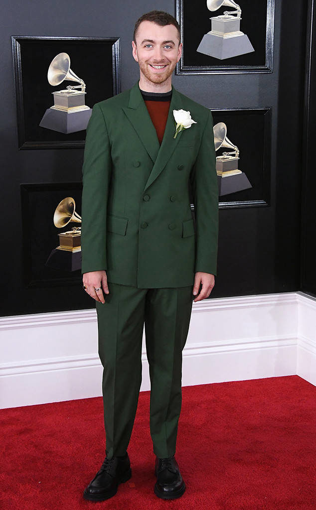 Sam Smith at the 2018 Grammy Awards