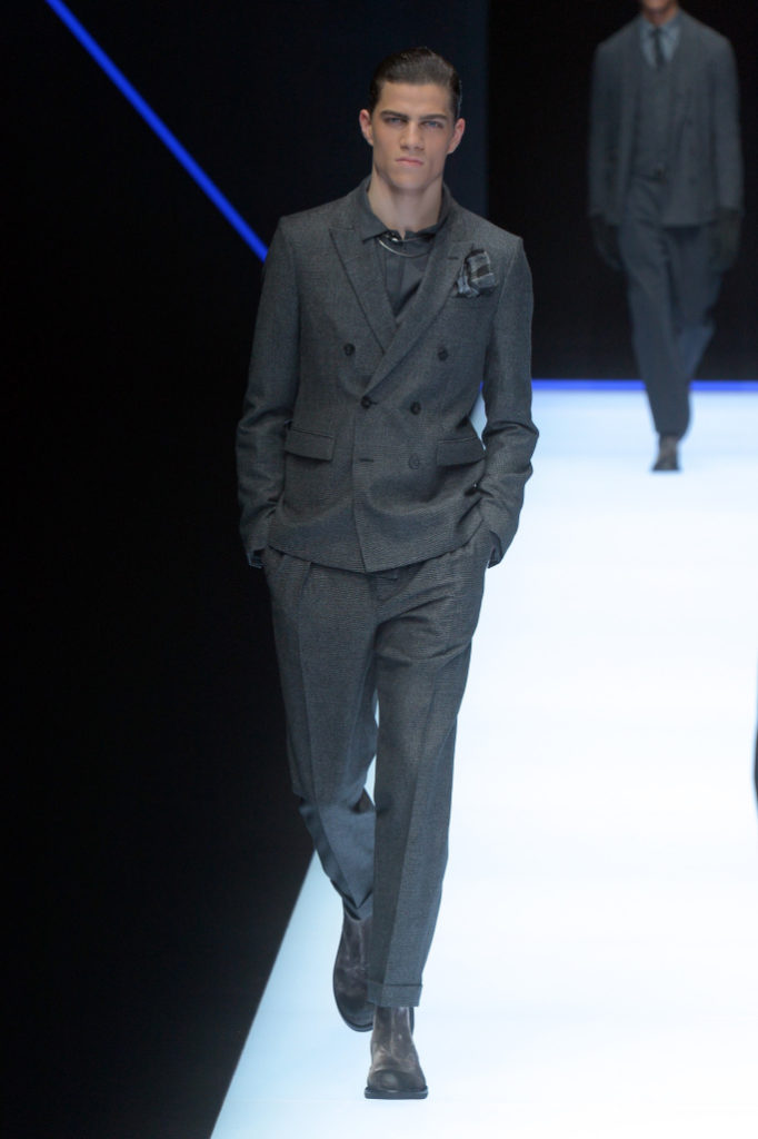 Emporio Armani Menswear Fall 2018 Milan Fashion Week