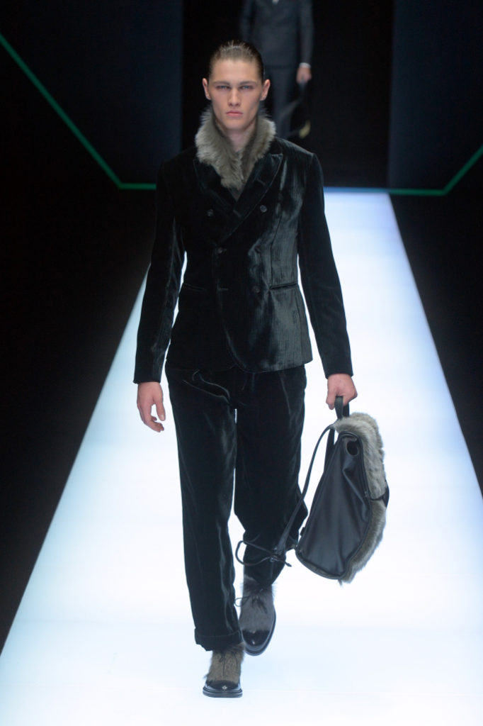 Emporio Armani Menswear Fall 2018 Milan Fashion Week