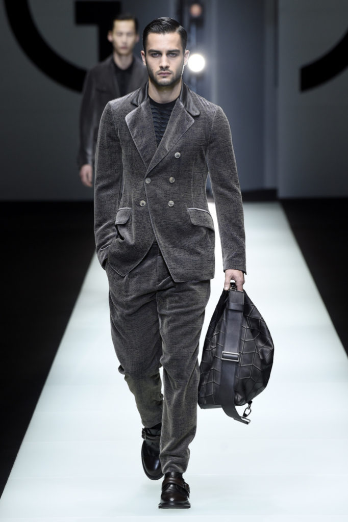 Giorgio Armani Men's Fall 2018- Milan Fashion Week