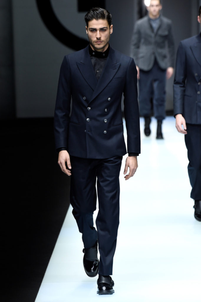 Giorgio Armani Men's Fall 2018- Milan Fashion Week