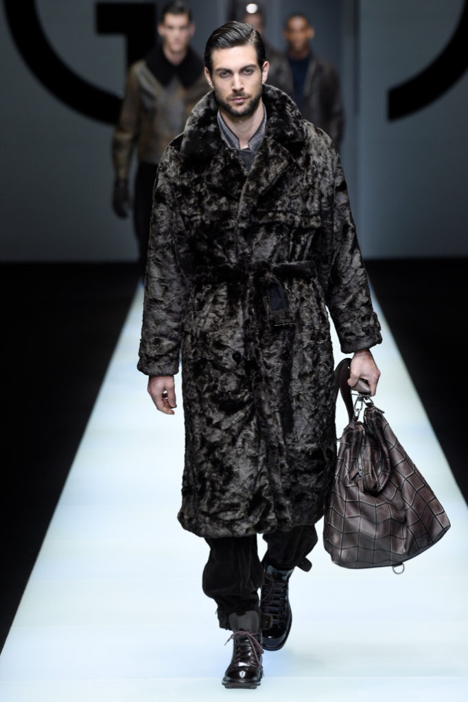 Giorgio Armani Men's Fall 2018- Milan Fashion Week