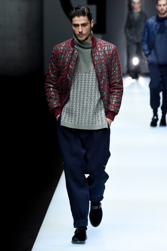 Giorgio Armani Men's Fall 2018- Milan Fashion Week