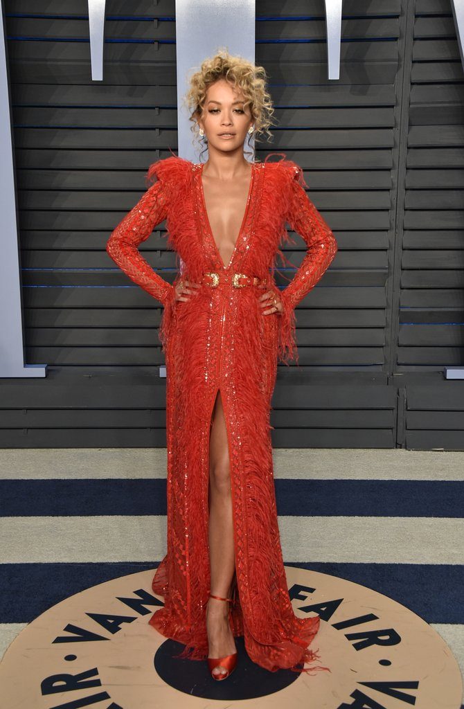 Rita Ora always delivers from head to toe at the 2018 Oscars