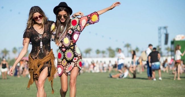 The beautiful set coverge on Coachella in the California desert year after year