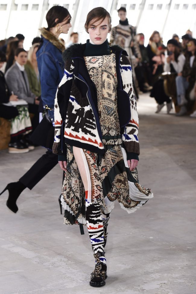 Sacai RTW Fall 2018 - Paris Fashion Week