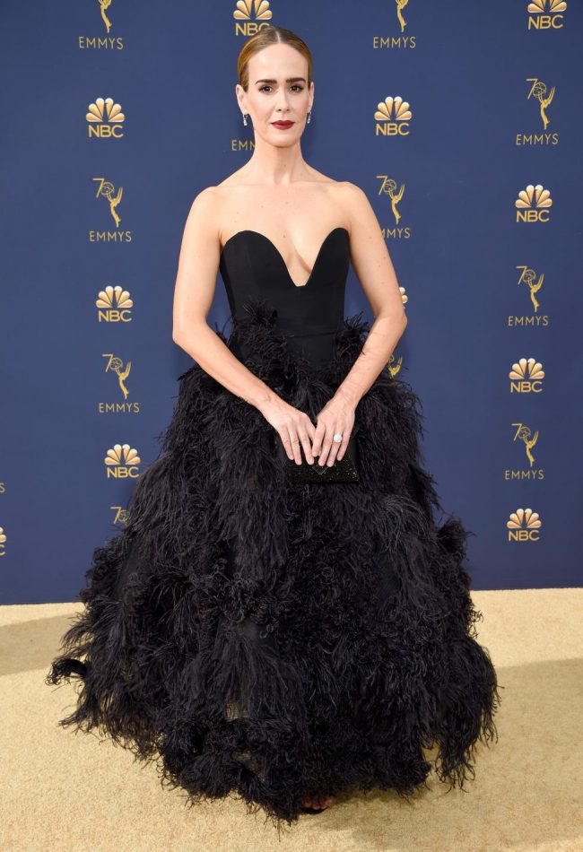 Sarah Paulson at 2018 Emmy Awards