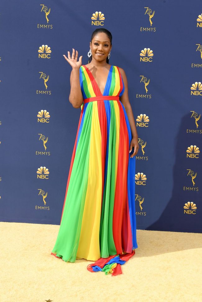 Tiffany Haddish at the 2018 Emmy Awards