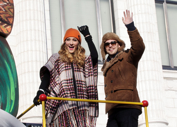 Karmin seen enjoying the Annual Macy's Thanksgiving Day Parade in New York City