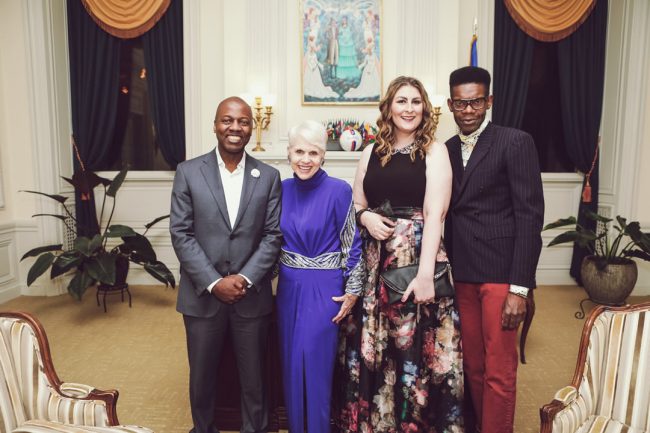 In October 2017 Ambassador Paul Altidor Honored Haitian-American Fashion Designer Victor Glemaud