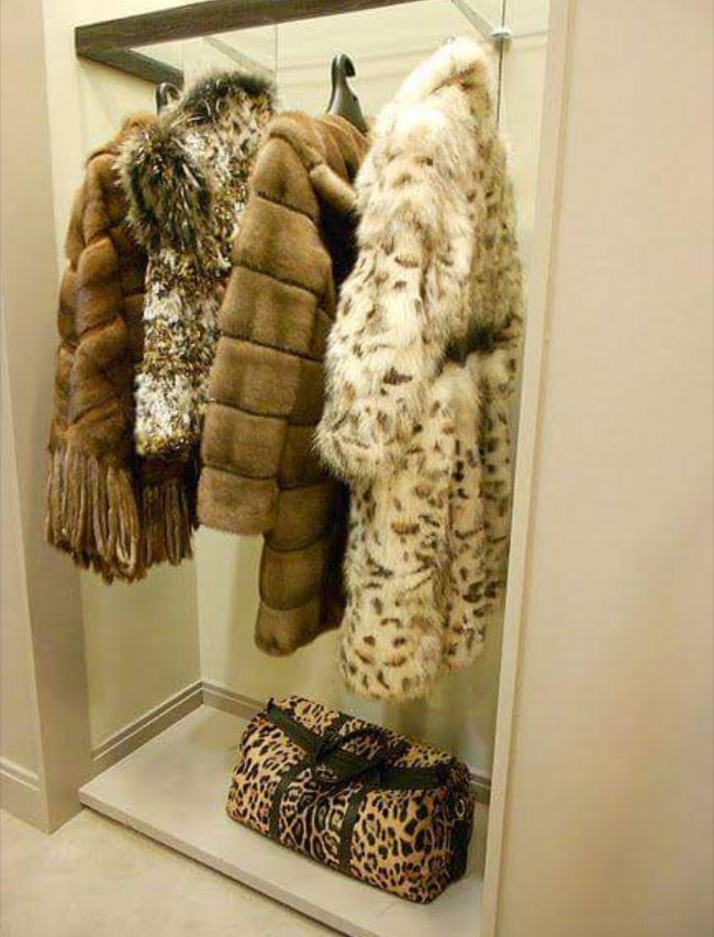 Shopping a fur sale in january