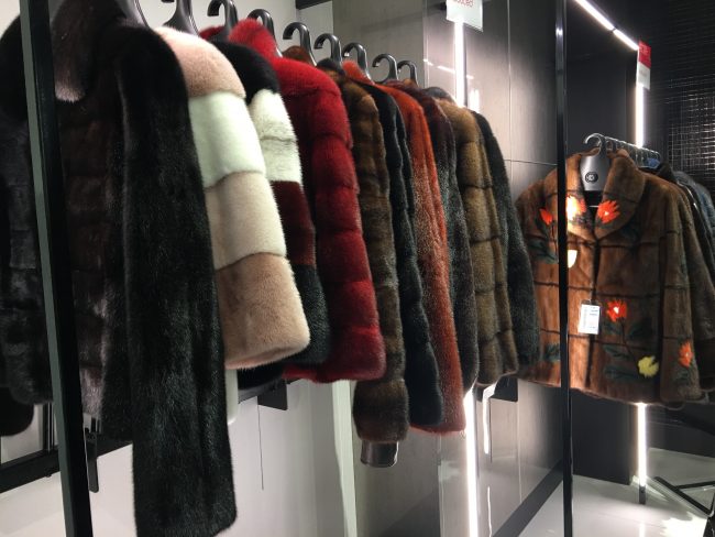 Shopping a fur sale in january
