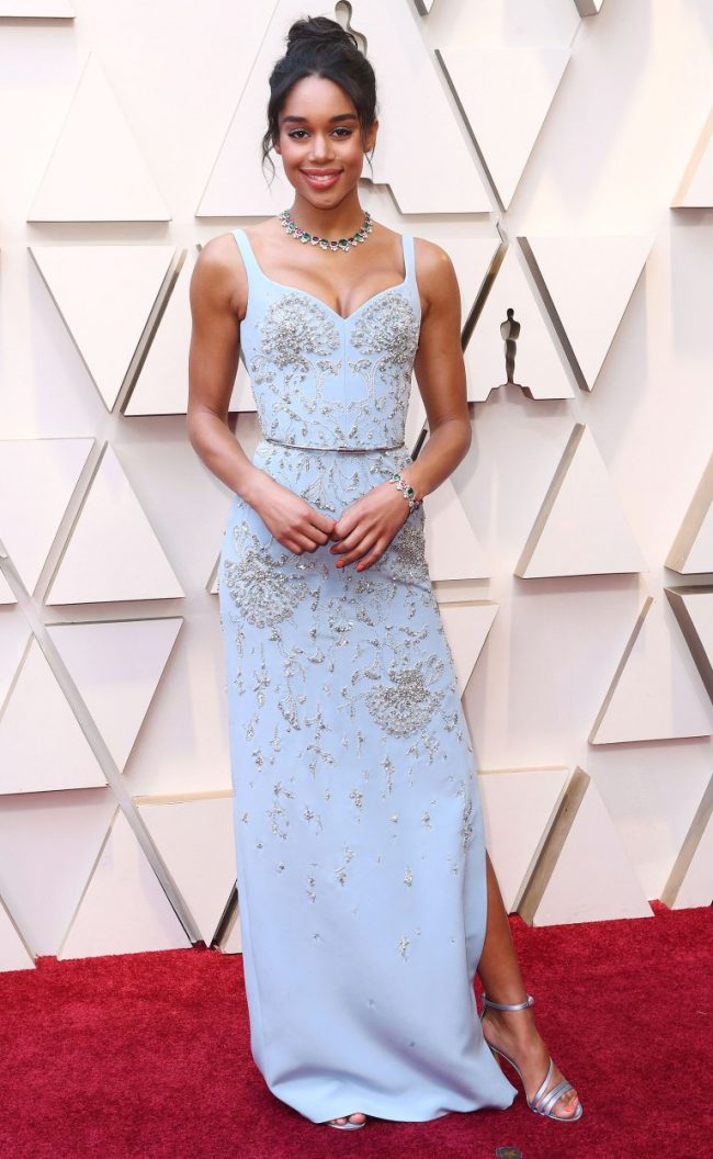 Laura Harrier at 2019 Oscars