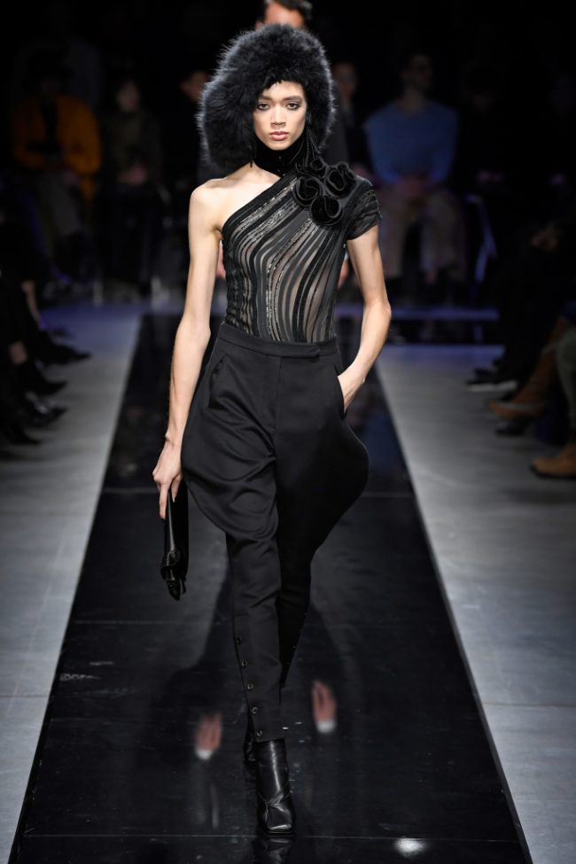 Giorgio Armani RTW Fall 2019 Milan Fashion Week