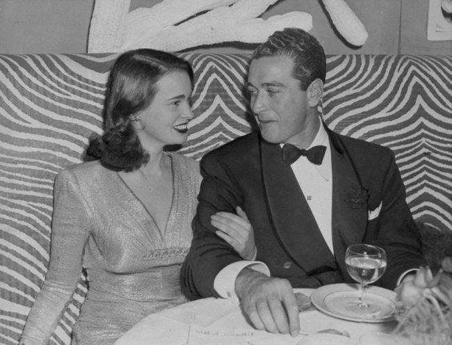 1941- Gloria Vanderbilt and her first husband, Pat de Cicco