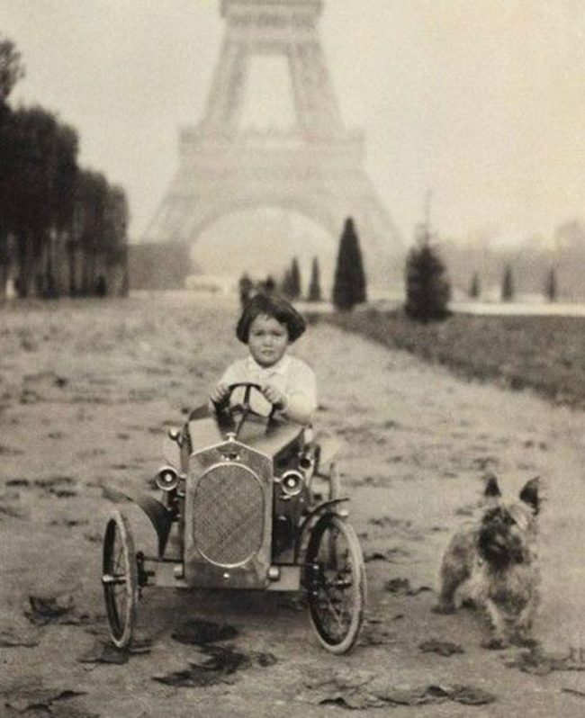 Little Gloria Vanderbilt in Paris, France 