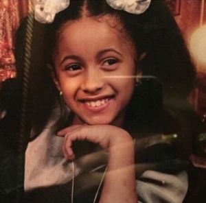 Cardi B when she was a kid