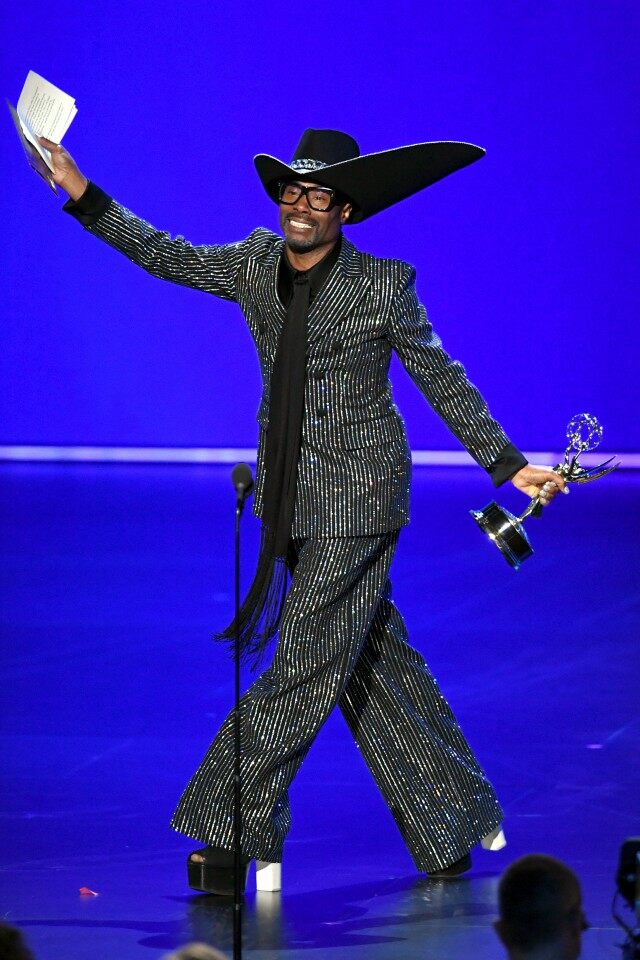 Billy Porter winner of 2019 Emmy Awards lead actor in drama series for Pose