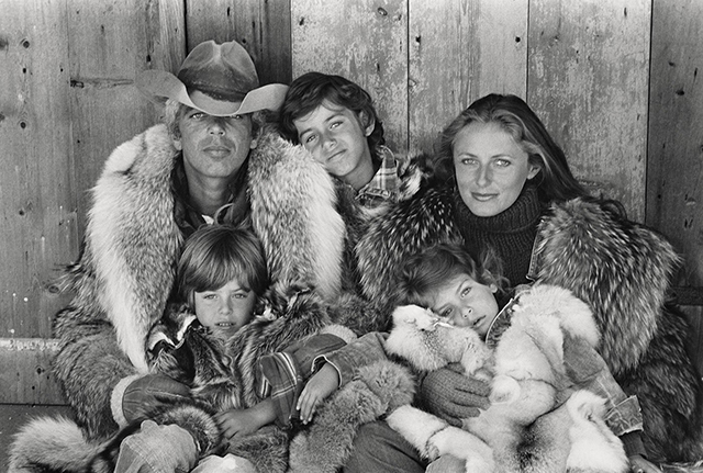 Ralph, David, Andrew, Dylan, and Ricky Lauren in Montauk, New York, in 1976: A perfect family moment captured by Bruce Weber