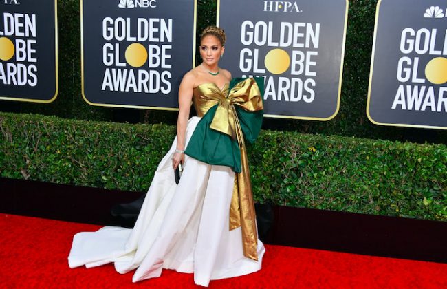 Jennifer Lopez at 2020 Golden Globes